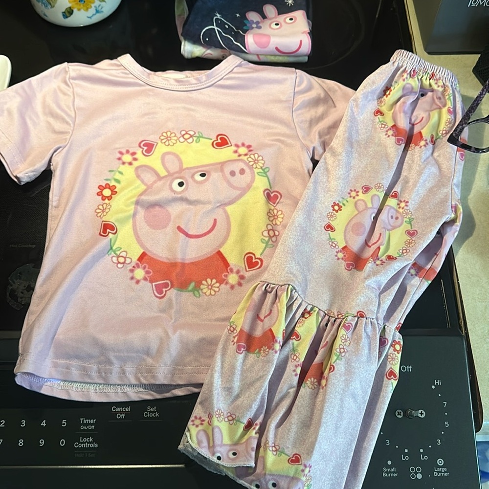 Peppa Pig 2 piece boutique outfit